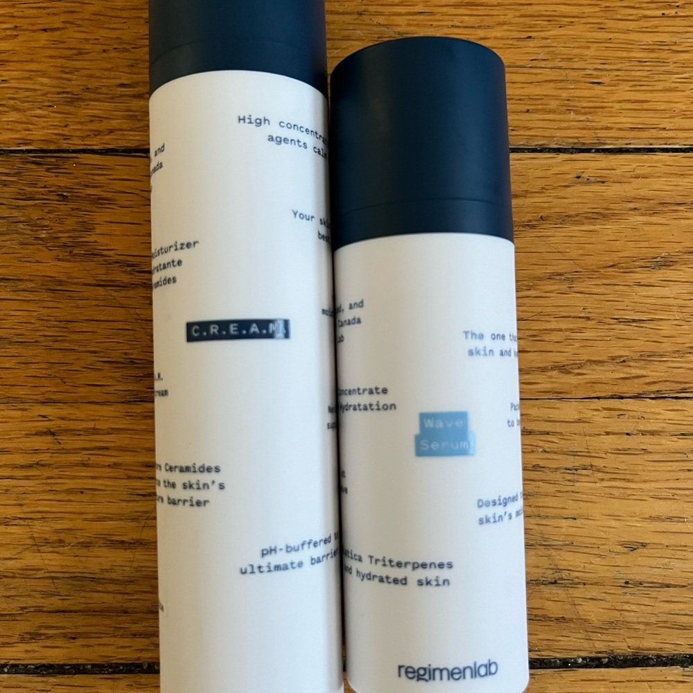 Regimen Lab Cream and Wave Serum